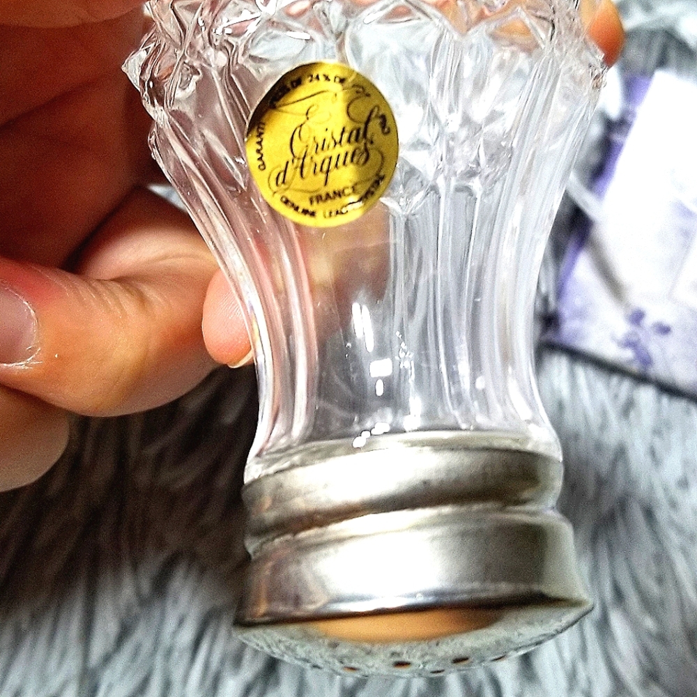 Longchamp Cristal d' Arques salt & pepper shakers - Picture 5 of 9